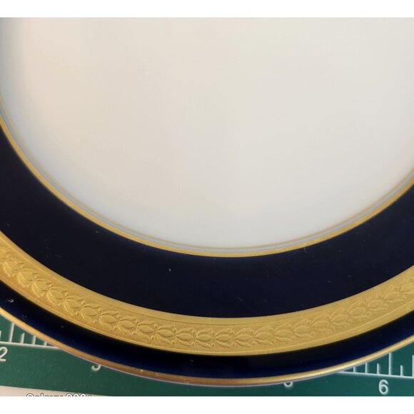 Rosenthal Germany Classic Gold Cobalt Blue Porcelain Salad Plate 8" Fine China - Picture 7 of 7